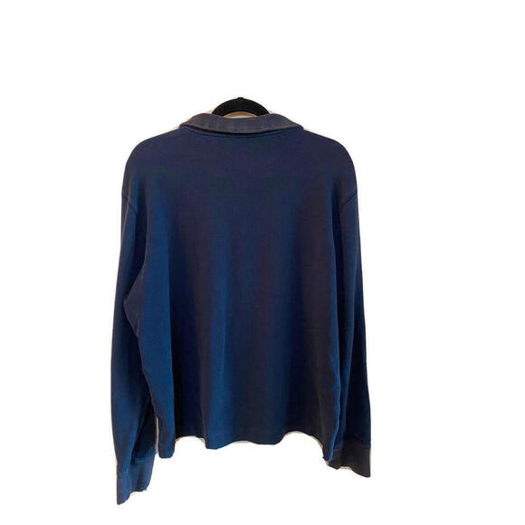 Robert Graham Men's 1/4 Zip Pullover Sz. XL Navy Blue - Picture 2 of 6